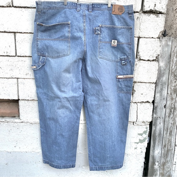 Vintage Paco Jeans Carpenter Blue Denim Utility Pants 50x32